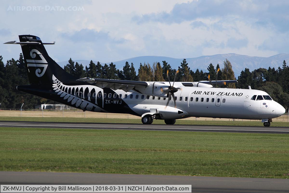 ZK-MVJ, 2016 ATR 72-600 (72-212A) C/N 1319, In onto 02