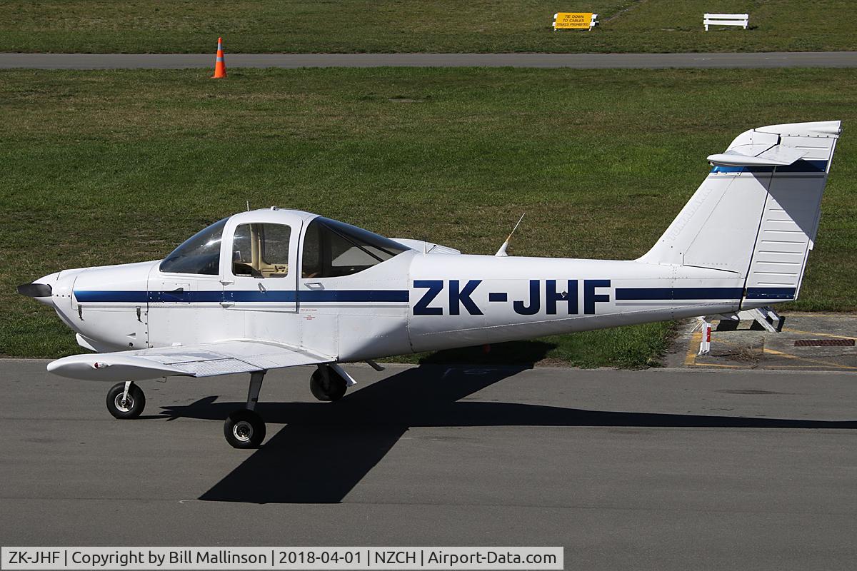 ZK-JHF, Piper PA-38-112 Tomahawk Tomahawk C/N 38-79A0194, parked in the sun