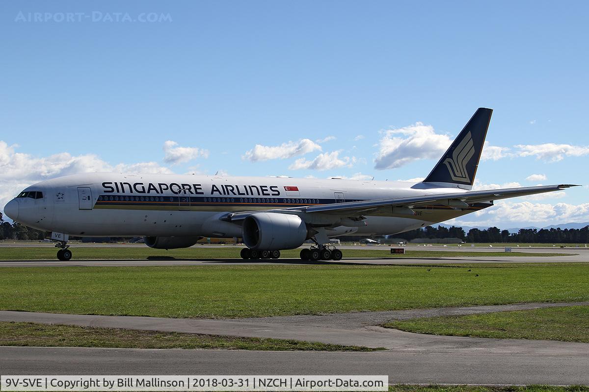 9V-SVE, 2001 Boeing 777-212/ER C/N 30870, SQ298 home to SIN
