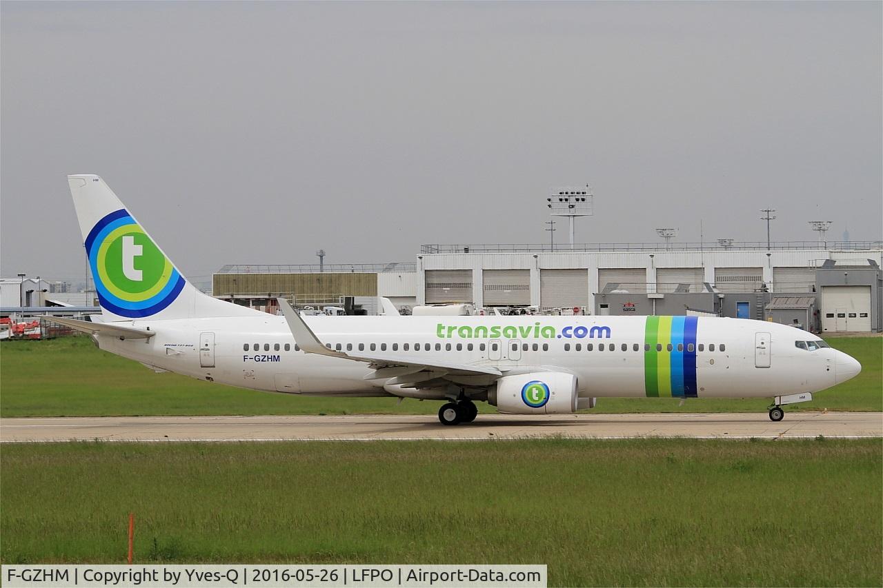 F-GZHM, 2014 Boeing 737-8K2 C/N 37792, Boeing 737-8K2, Take off run rwy 08, Paris-Orly airport (LFPO-ORY)