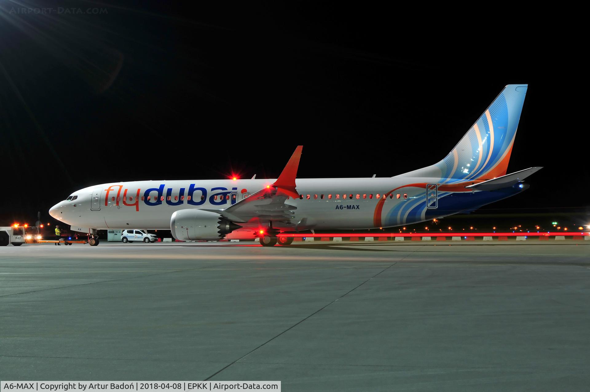 A6-MAX, 2017 Boeing 737-8 C/N 60966, flydubai