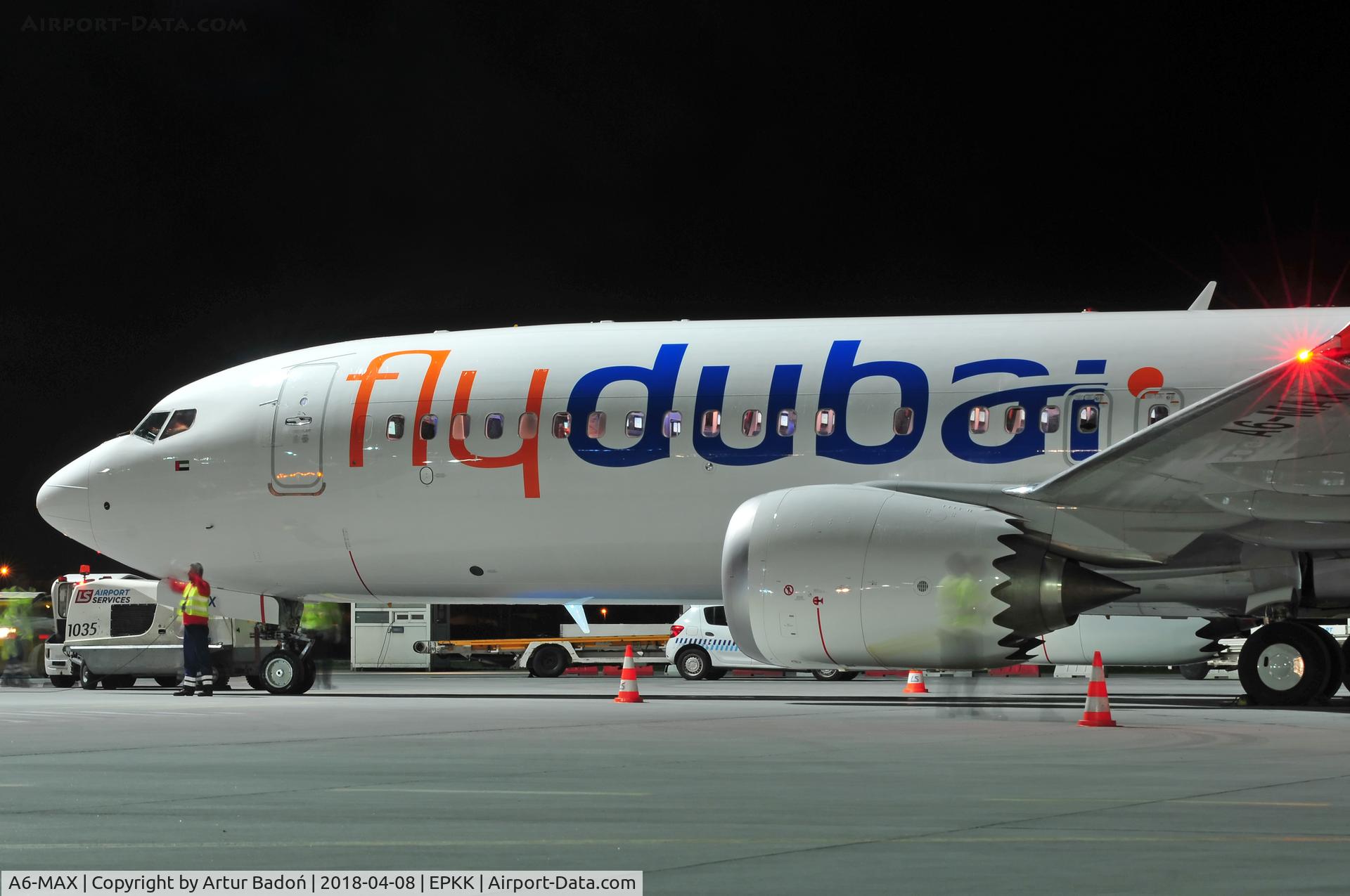 A6-MAX, 2017 Boeing 737-8 C/N 60966, flydubai