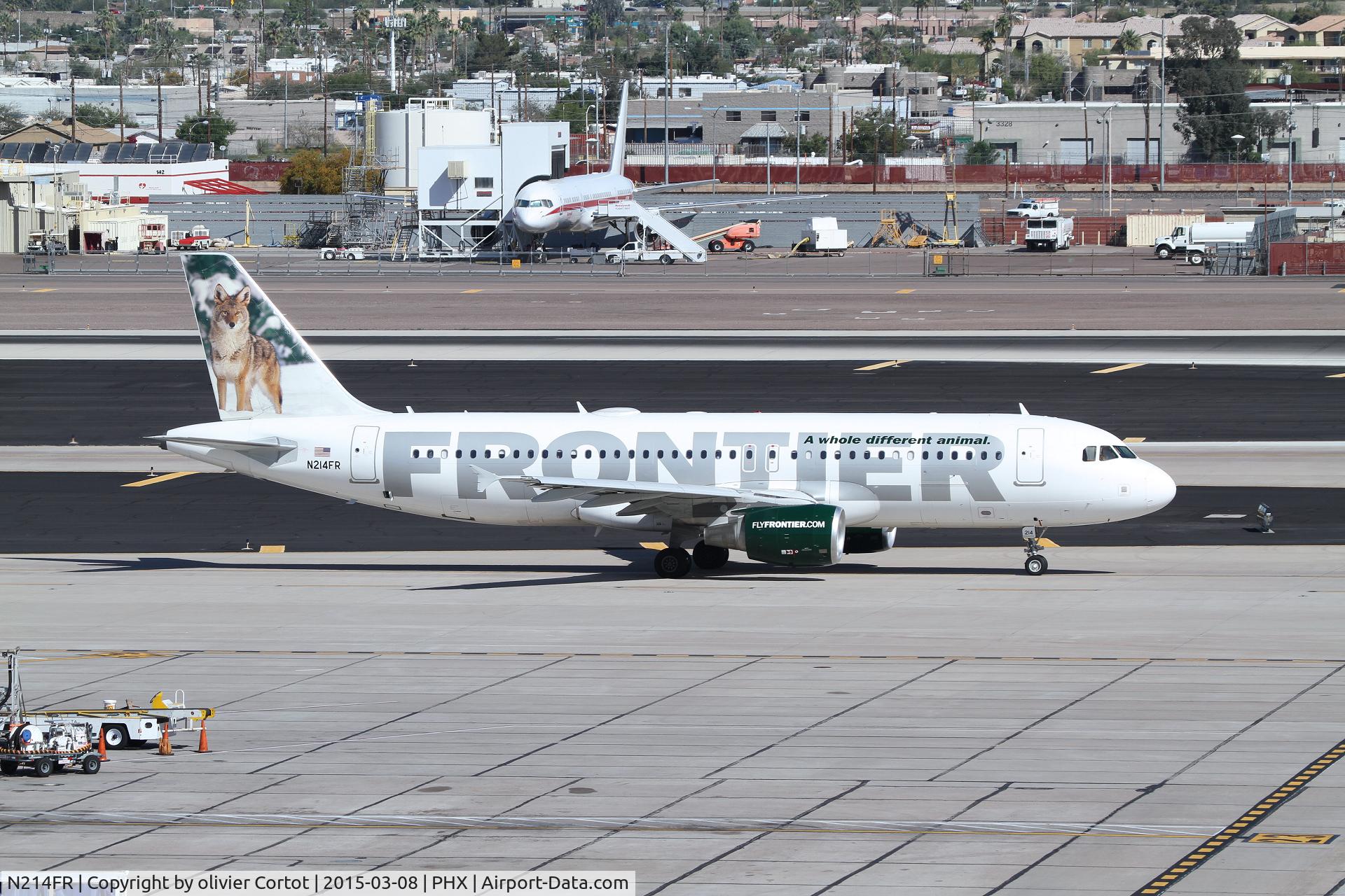 N214FR, Airbus A320-214 C/N 4727, Phoenix airport