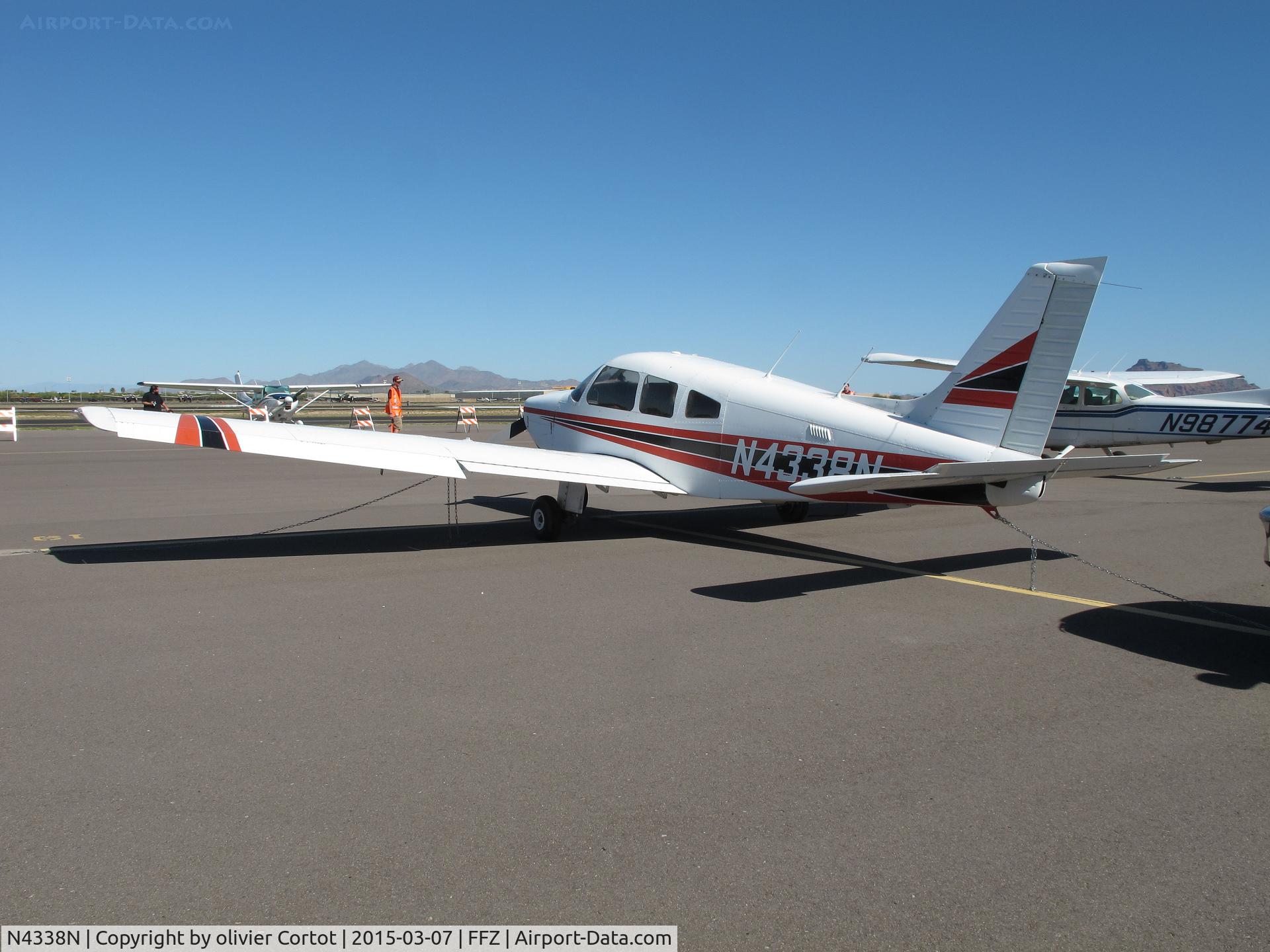 N4338N, 1984 Piper PA-28-181 C/N 28-8490049, open doors day