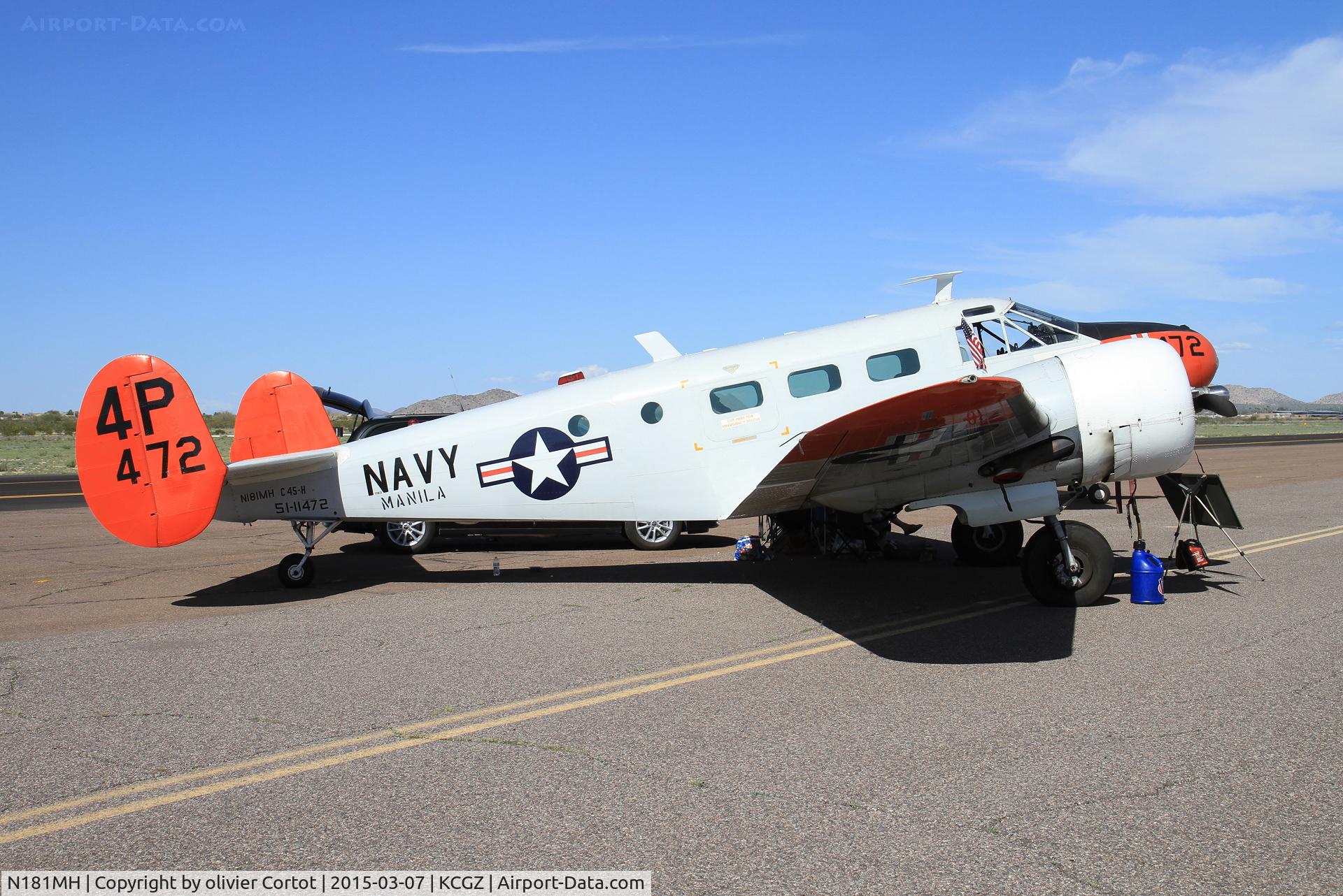 N181MH, 1951 Beech C-45H Expeditor C/N AF-29, cactus fly in