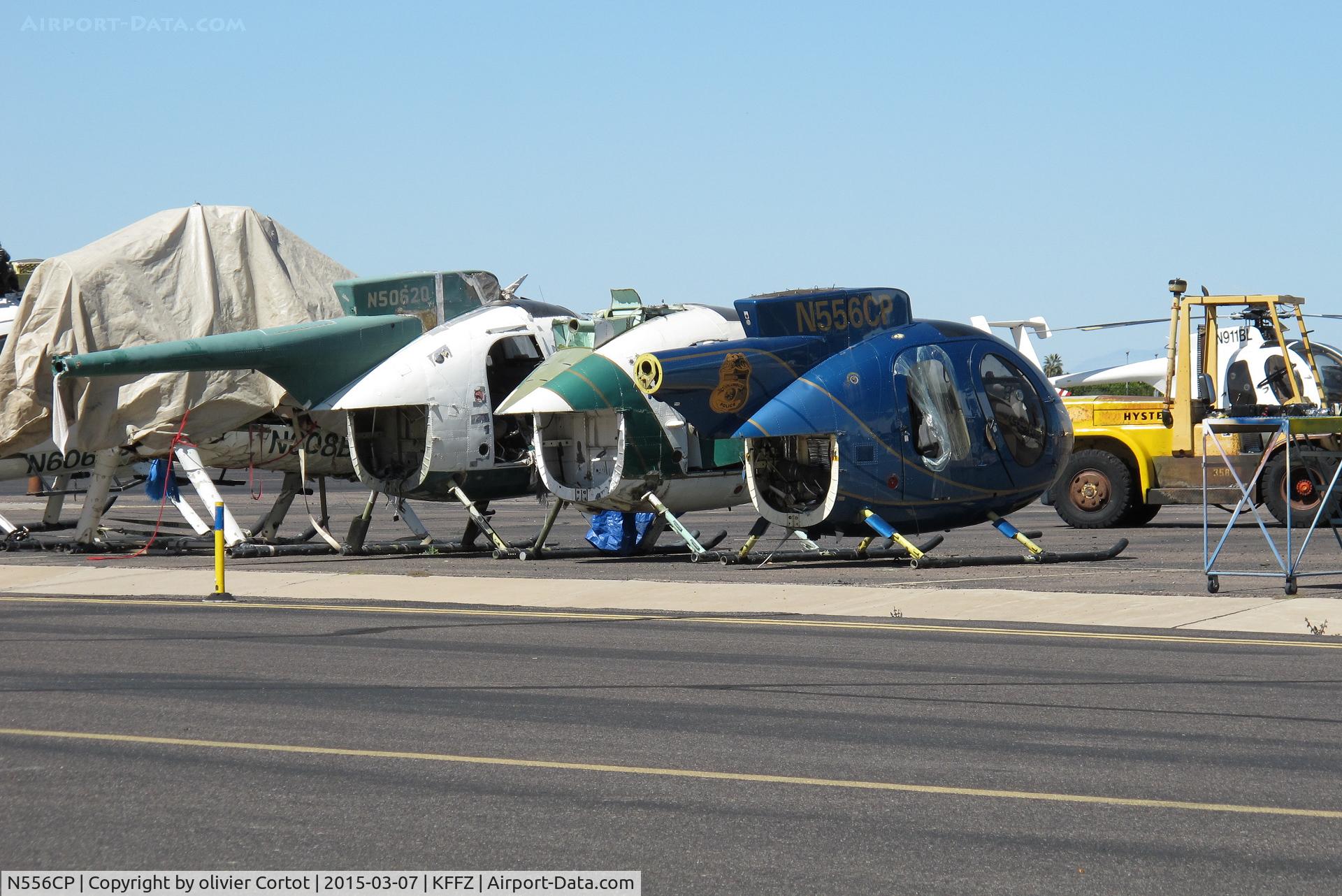 N556CP, 2004 MD Helicopters 369E C/N 0567E, the remains of it