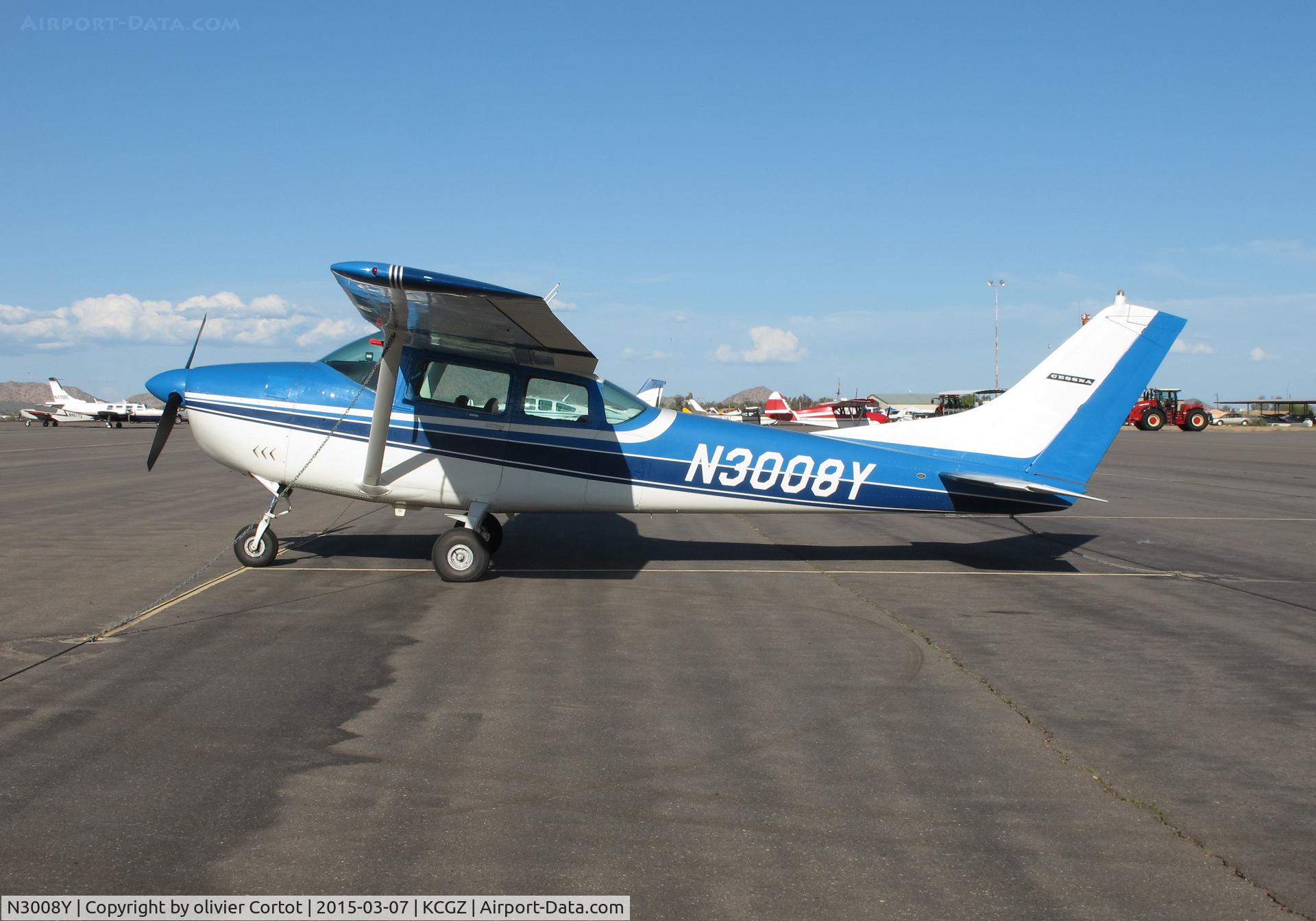 N3008Y, 1962 Cessna 182E Skylane C/N 18254008, cactus fly in