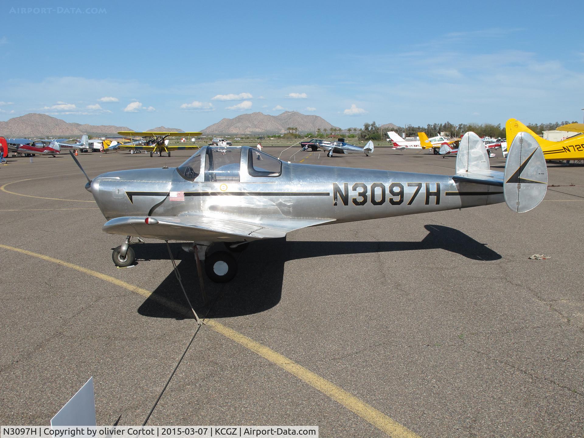 N3097H, 1946 Erco 415C Ercoupe C/N 3722, cactus fly in