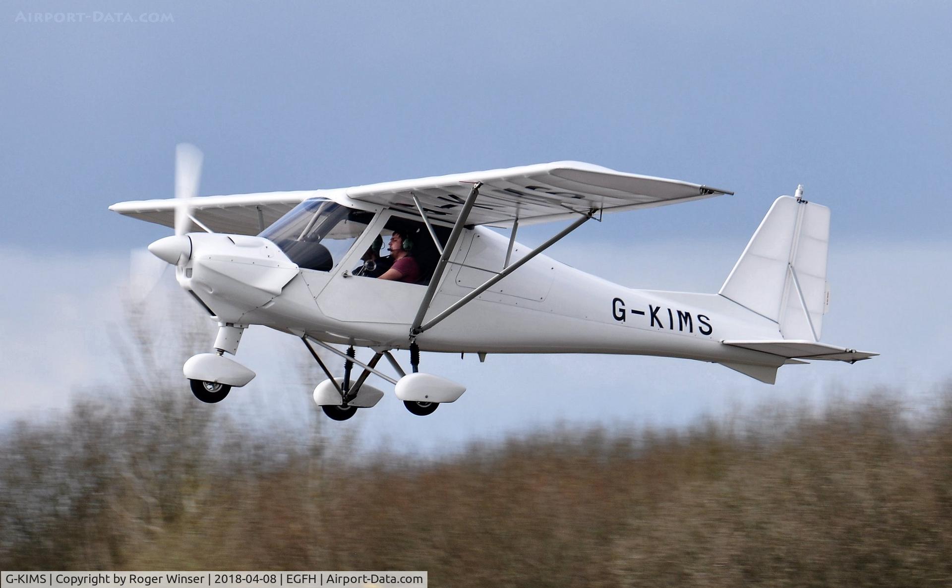 G-KIMS, 2017 Comco Ikarus C42 FB100 C/N 1704-7497, Resident Ikarus operated by Gower Flight Centre.