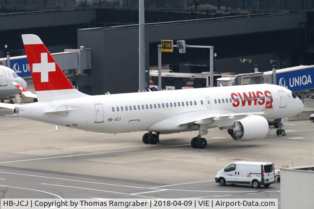 HB-JCJ, 2018 Bombardier CSeries CS300 (BD-500-1A11) C/N 55025, Swiss International Air Lines Bombardier CS-300