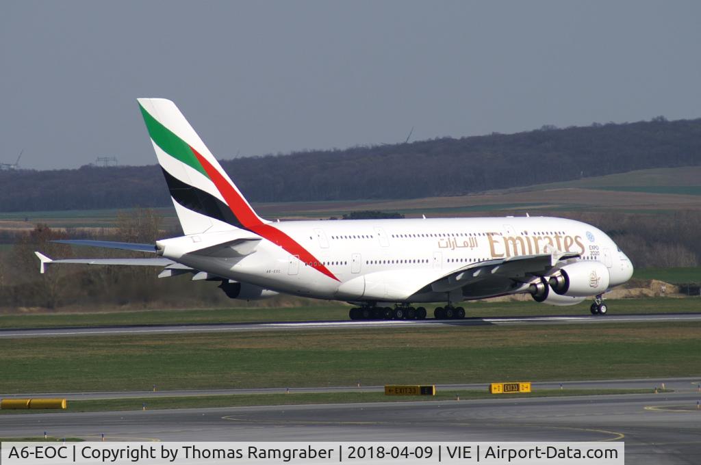 A6-EOC, 2014 Airbus A380-861 C/N 165, Emirates Airbus A380