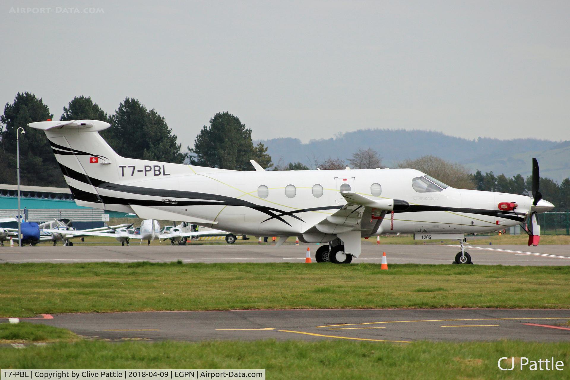 T7-PBL, 2010 Pilatus PC-12/47E C/N 1205, Visiting Dundee