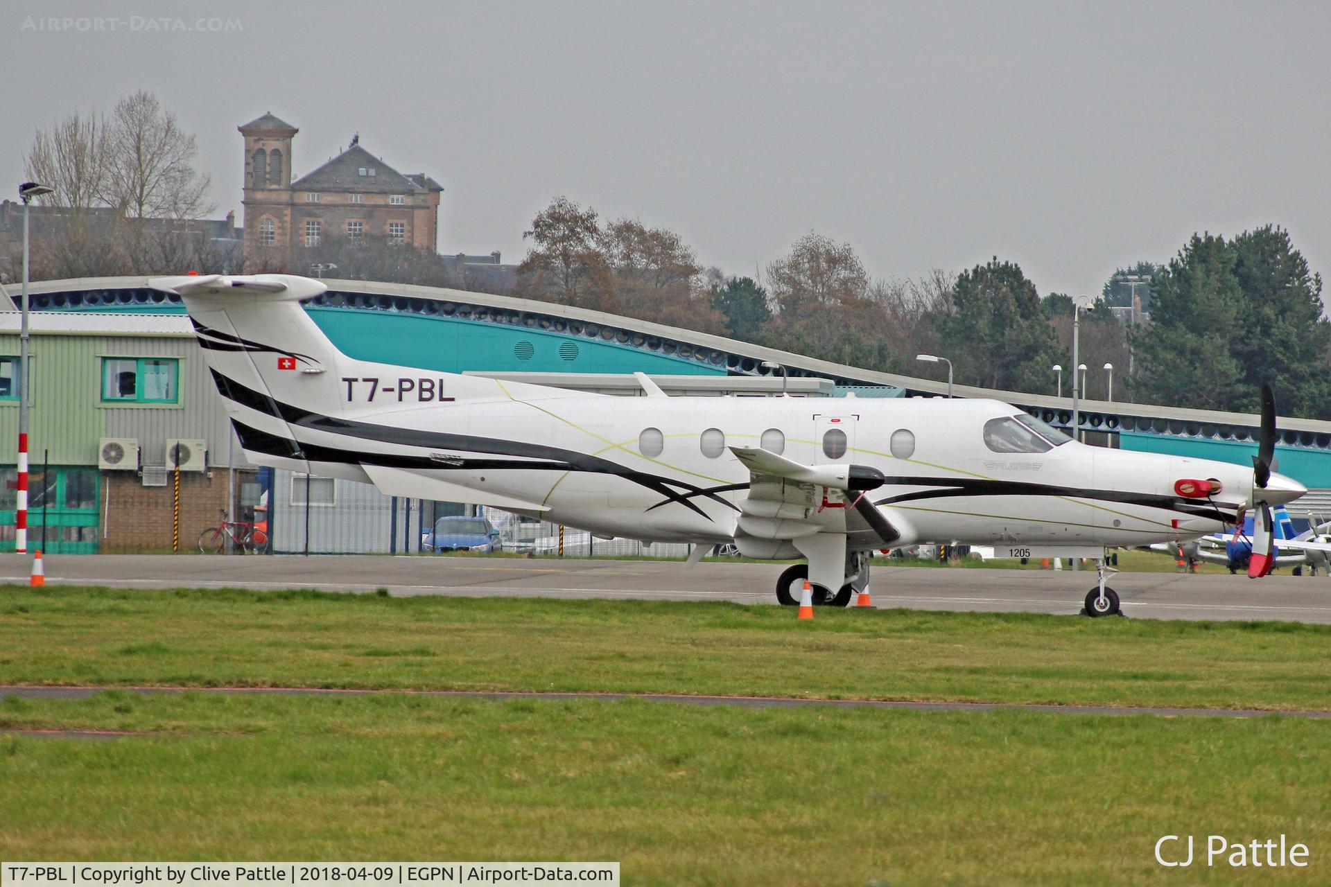 T7-PBL, 2010 Pilatus PC-12/47E C/N 1205, Visiting Dundee