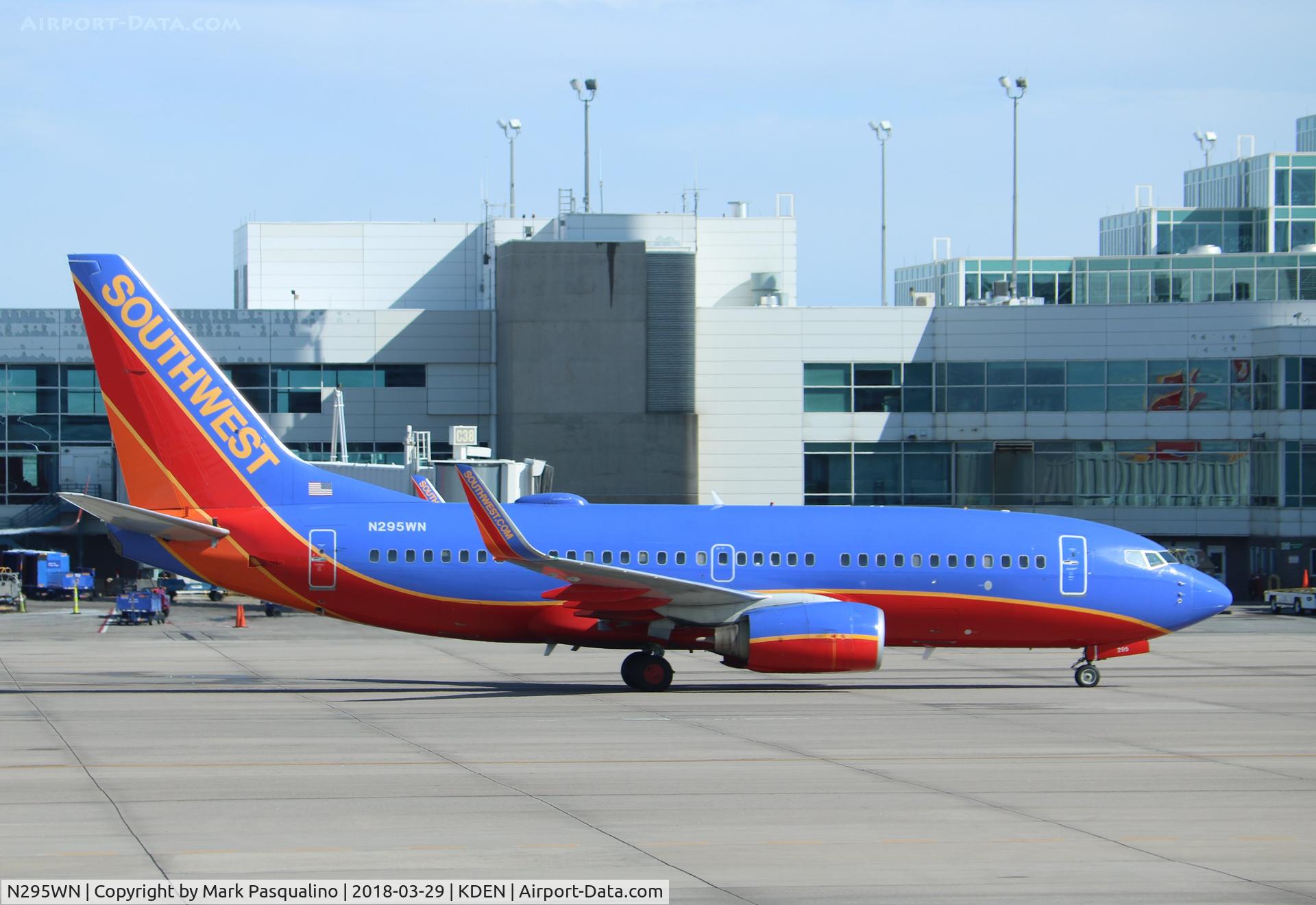 N295WN, 2007 Boeing 737-7H4 C/N 32541, Boeing 737-7H4