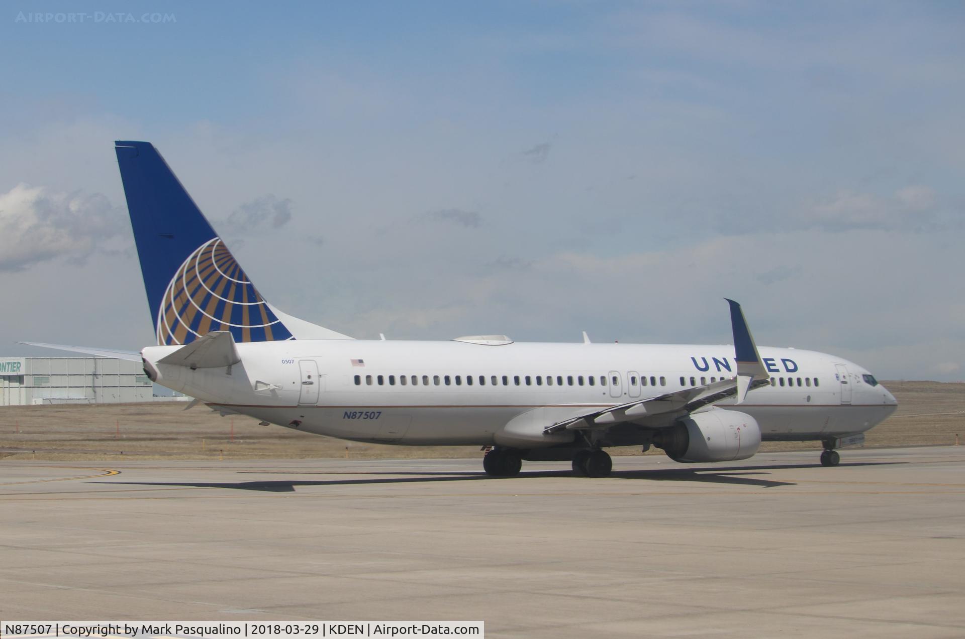 N87507, 2008 Boeing 737-824 C/N 31637, Boeing 737-824
