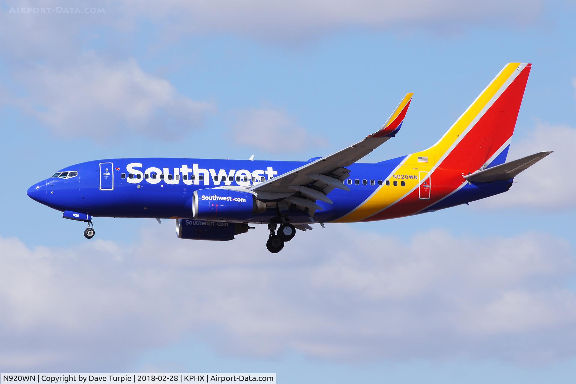 N920WN, 2008 Boeing 737-7H4 C/N 32460, No comment.