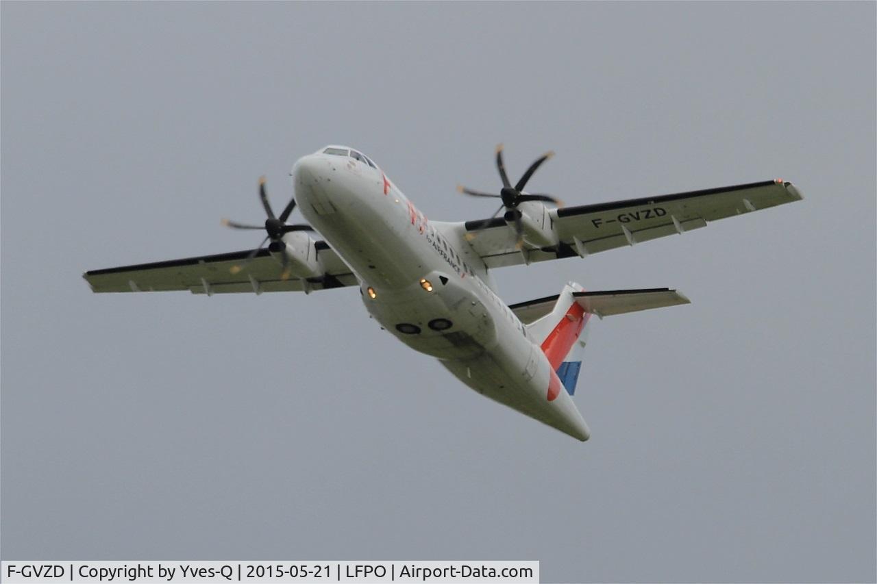 F-GVZD, 1996 ATR 42-500 C/N 530, ATR 42-500, Take off rwy 24, Paris-Orly airport (LFPO-ORY)