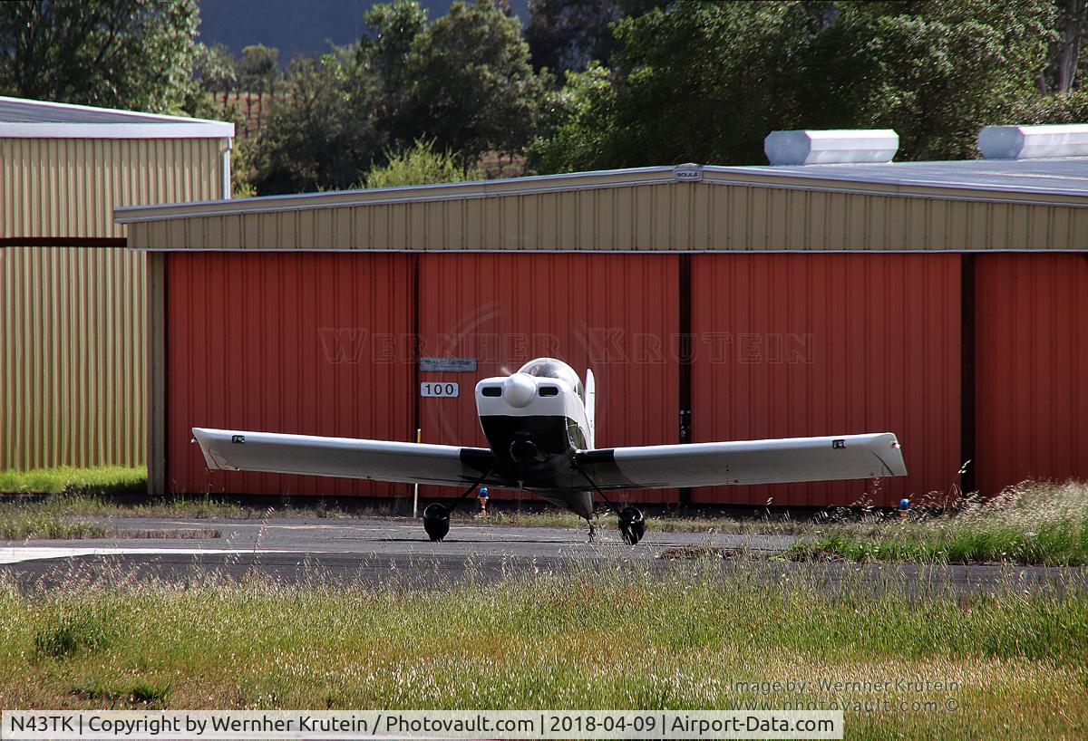 N43TK, 2003 Vans RV-8 C/N 81665, Prepping for Take-off at Healdsburg Municipal Airport, California