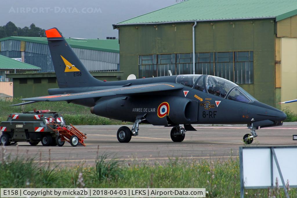 E158, Dassault-Dornier Alpha Jet E C/N E158, Parked