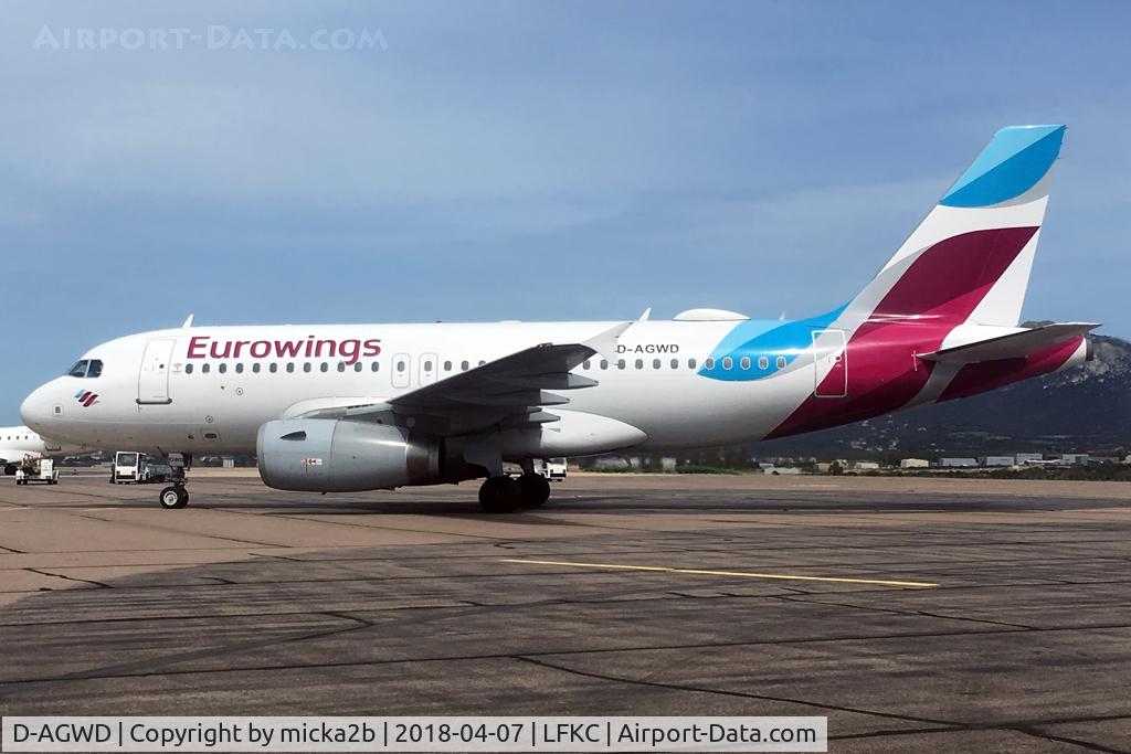 D-AGWD, 2007 Airbus A319-132 C/N 3011, Parked