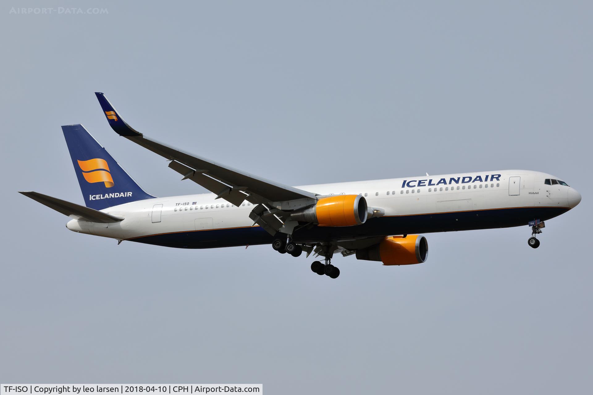 TF-ISO, 2000 Boeing 767-319 C/N 29388, Copenhagen 10.4.2018 L/D R-04L