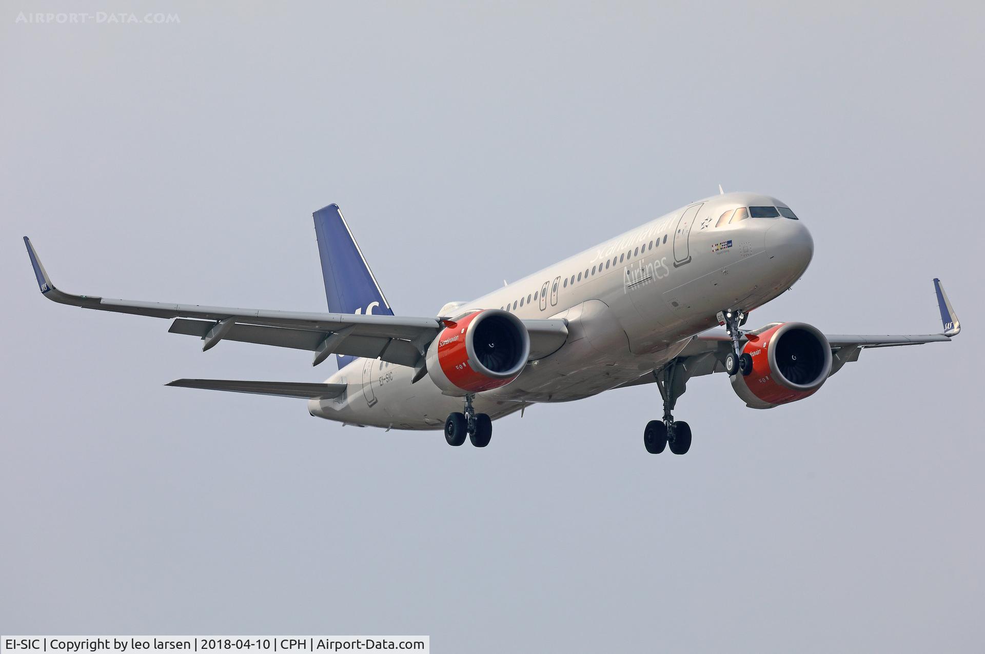 EI-SIC, 2017 Airbus A320-251N C/N 7979, Copenhagen 10.4.2018 L/D R-04L