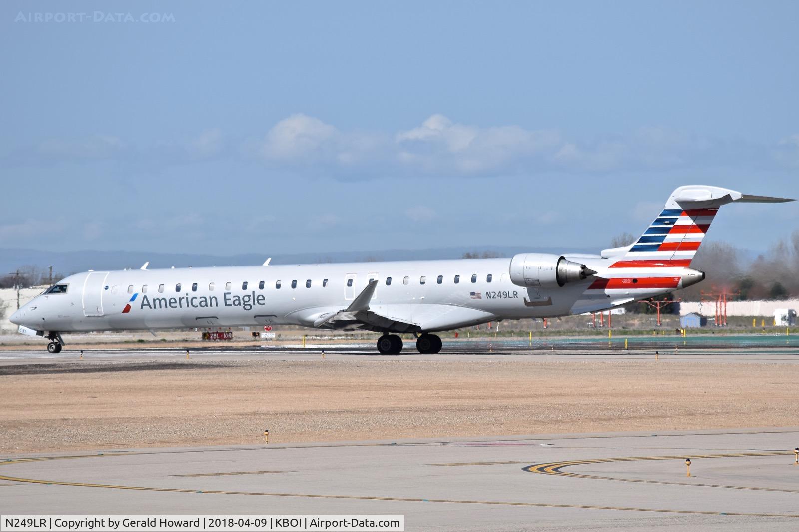 N249LR, 2011 Bombardier CRJ-900LR (CL-600-2D24) C/N 15275, Holding for clearance onto RWY 10L.