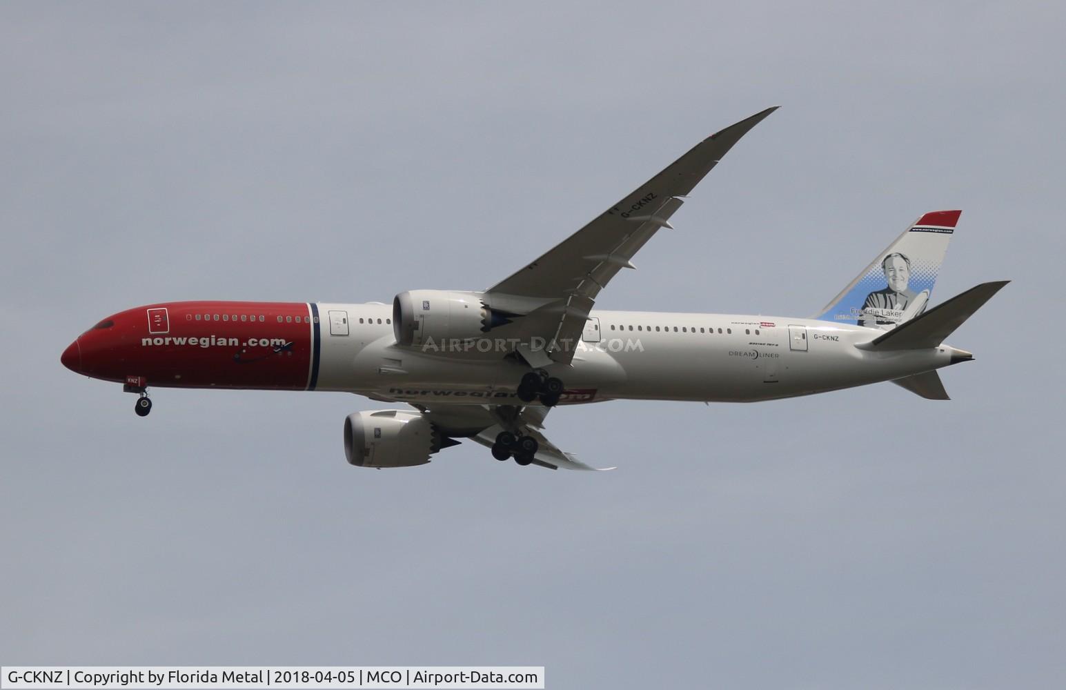 G-CKNZ, 2018 Boeing 787-9 Dreamliner C/N 38895, Norwegian
