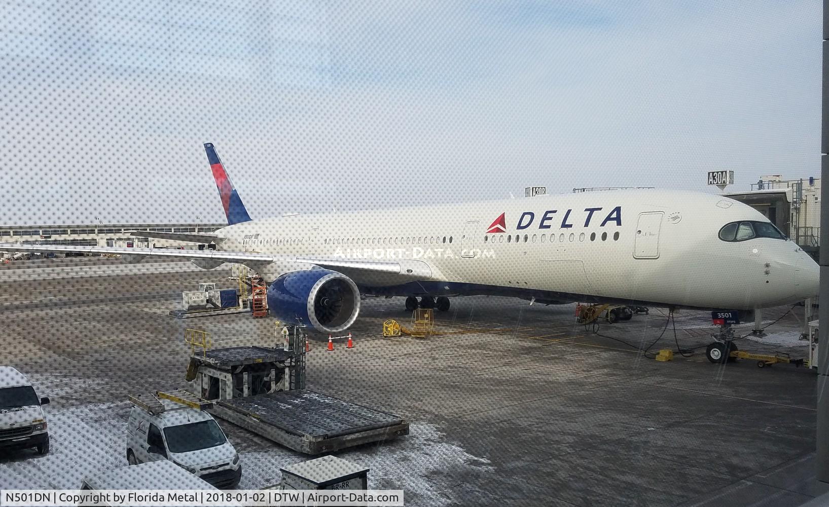 N501DN, 2017 Airbus A350-941 C/N 0115, Delta