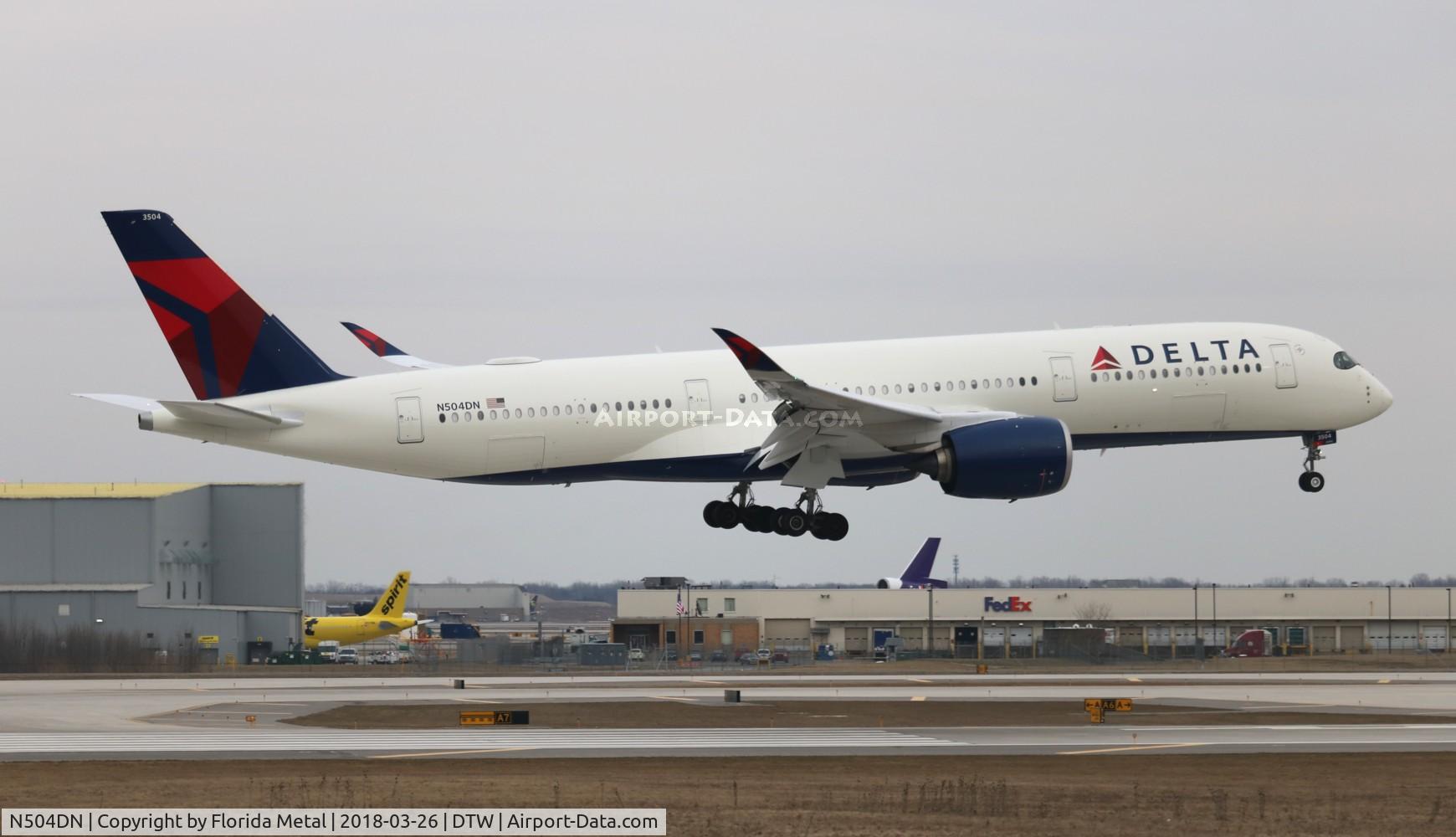 N504DN, 2017 Airbus A350-941 C/N 160, Delta