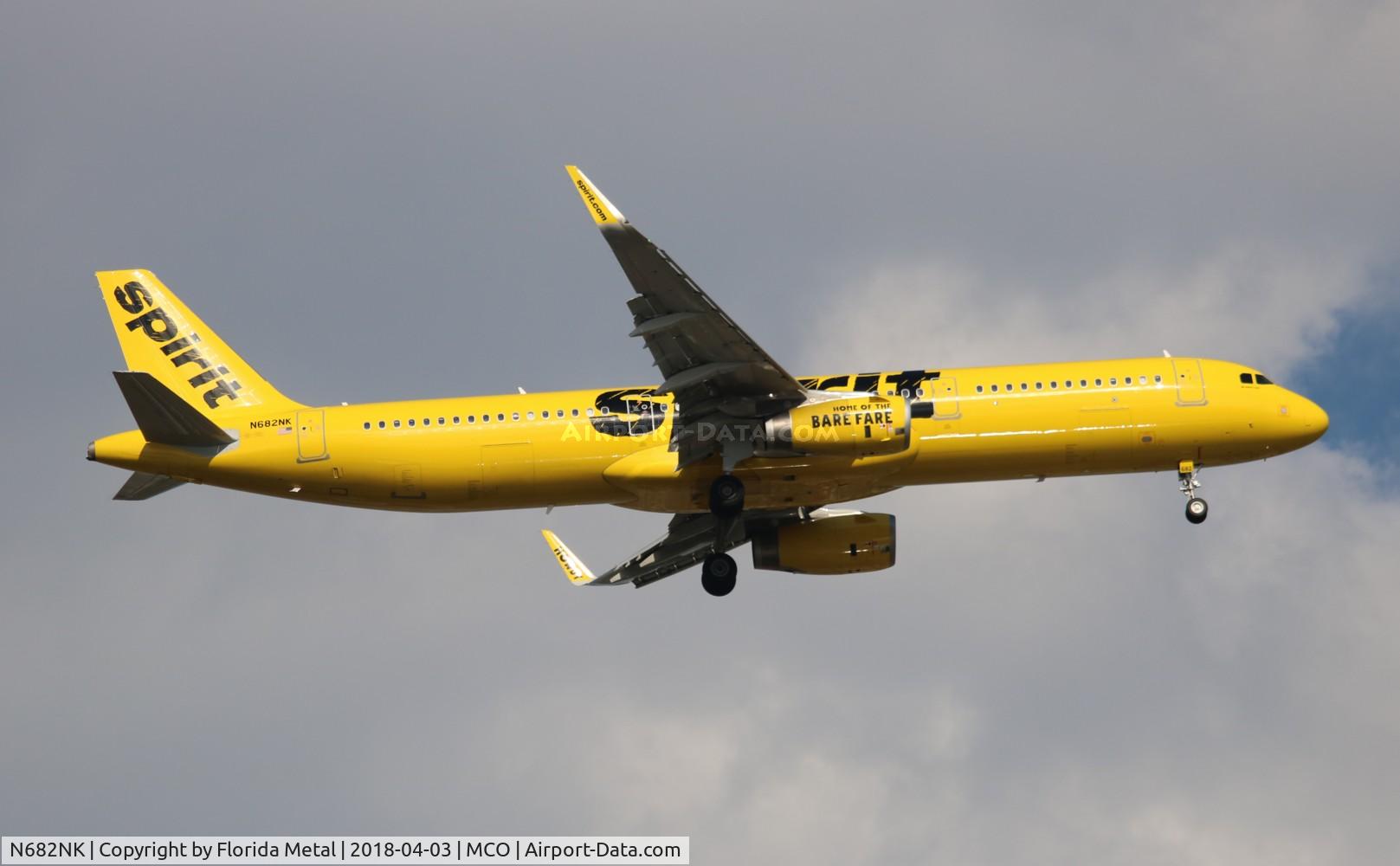 N682NK, 2017 Airbus A321-231 C/N 7957, Spirit