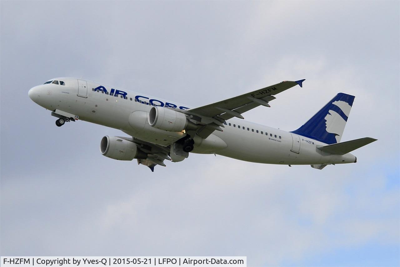 F-HZFM, 2013 Airbus A320-214 C/N 5887, Airbus A320-214, Take off rwy 24, Paris-Orly airport (LFPO-ORY)