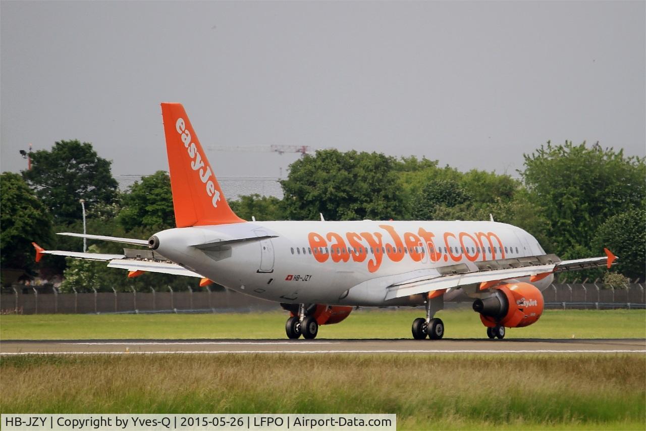 HB-JZY, 2010 Airbus A320-214 C/N 4196, Airbus A320-214, Reverse thrust landing rwy 06, Paris-Orly airport (LFPO-ORY)