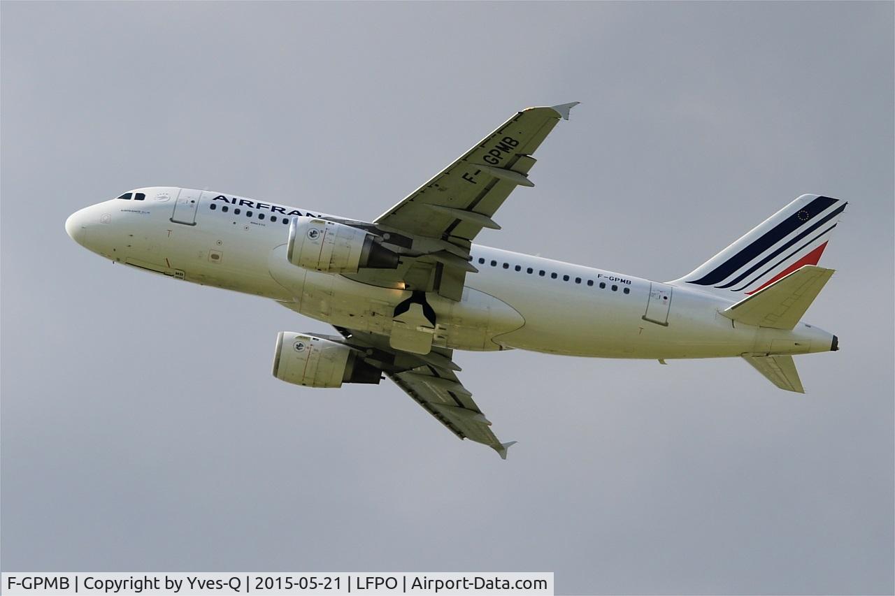 F-GPMB, 1996 Airbus A319-113 C/N 600, Airbus A319-113, Take off rwy 24, Paris-Orly airport (LFPO-ORY)