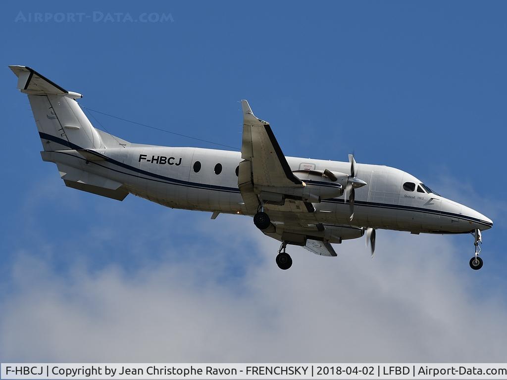 F-HBCJ, 1998 Beech 1900D C/N UE-338, Chalair Aviation landing runway 23