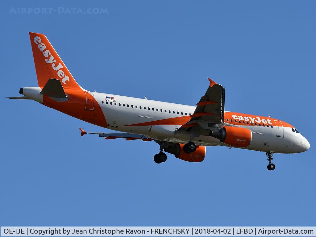 OE-IJE, 2011 Airbus A320-214 C/N 4636, easyJet Europe landing runway 23