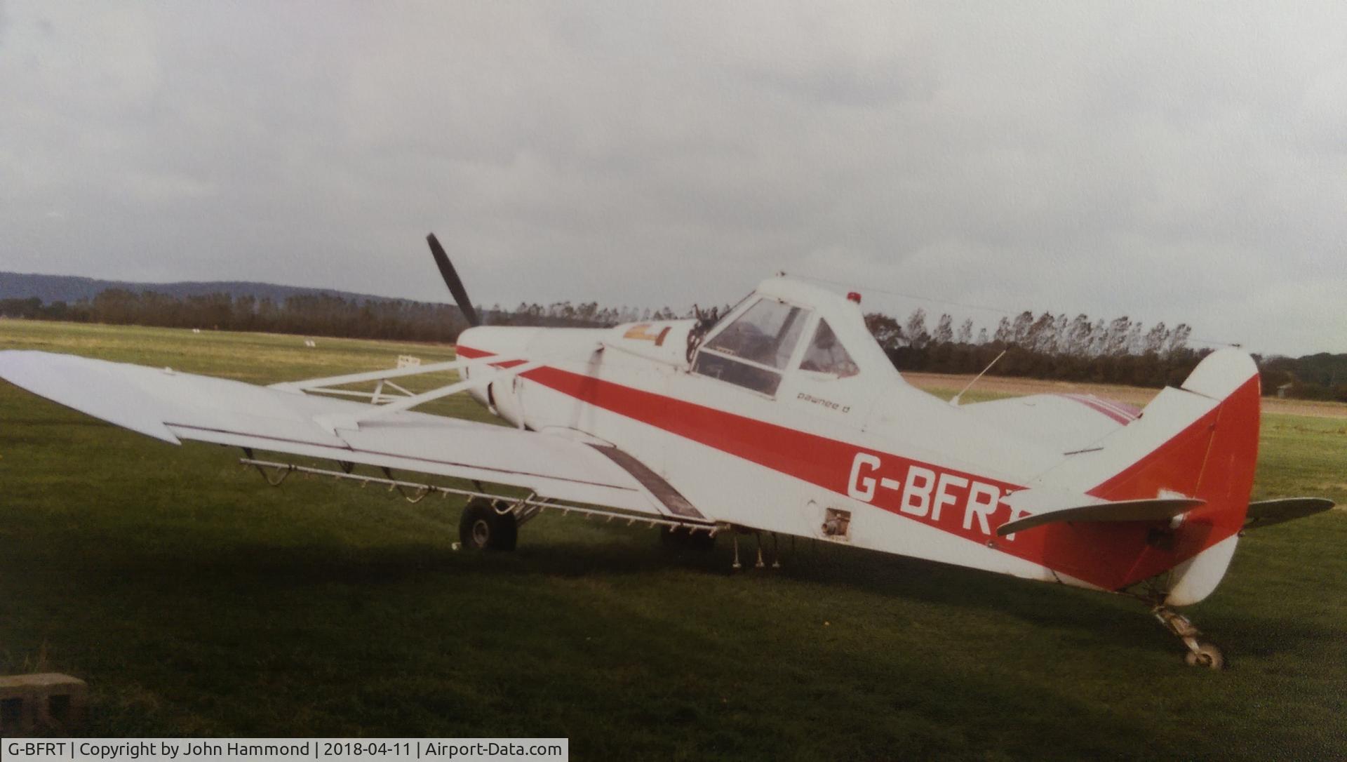 G-BFRT, Piper (Laviasa) PA-25 Pawnee C/N Not found, Crop sprayer. Shoreham-on-sea. UK.