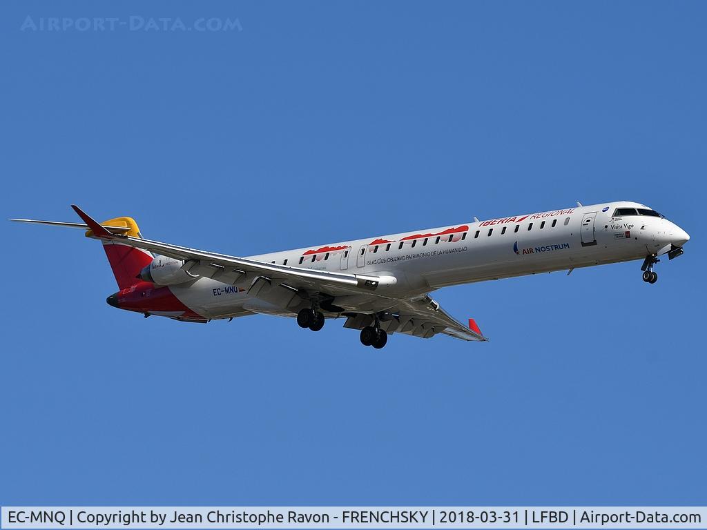 EC-MNQ, 2016 Bombardier CRJ-1000ER NG (CL-600-2E25) C/N 19051, Air Nostrum>Iberia Express