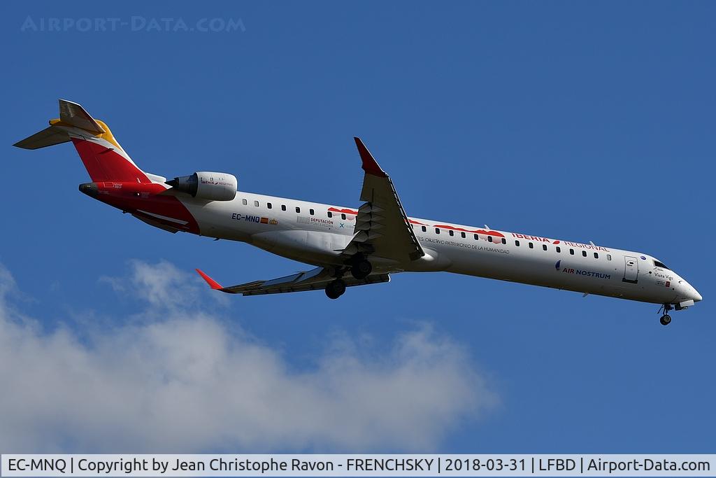 EC-MNQ, 2016 Bombardier CRJ-1000ER NG (CL-600-2E25) C/N 19051, Air Nostrum>Iberia Express