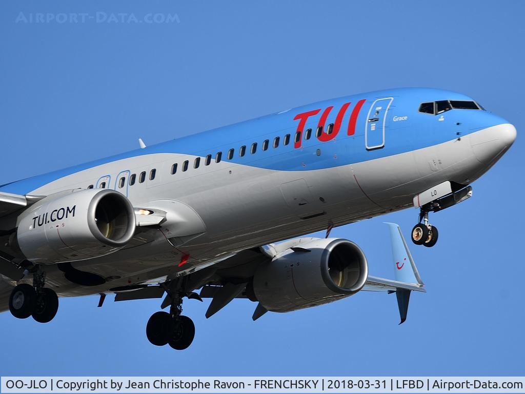OO-JLO, 2007 Boeing 737-8K5 C/N 34692, 