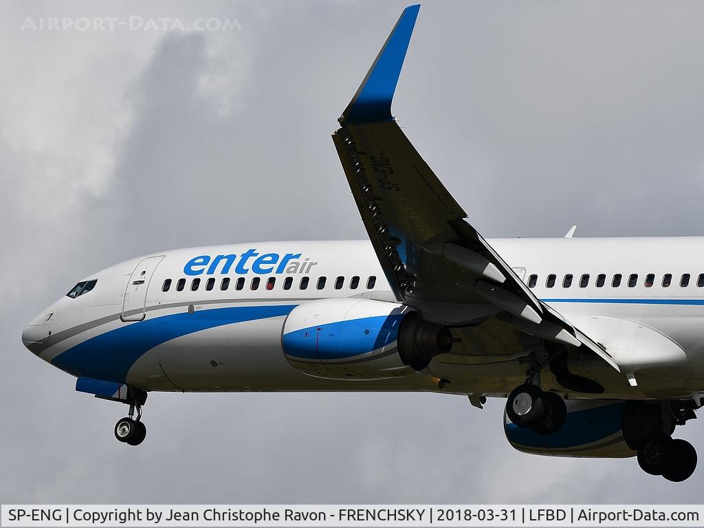 SP-ENG, 2002 Boeing 737-8CX C/N 32365, ENTER from Nice