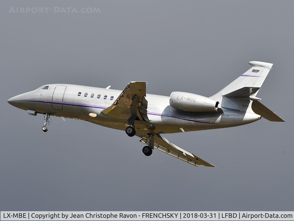 LX-MBE, 2003 Dassault Falcon 2000 C/N 208, Saint James Luxembourg