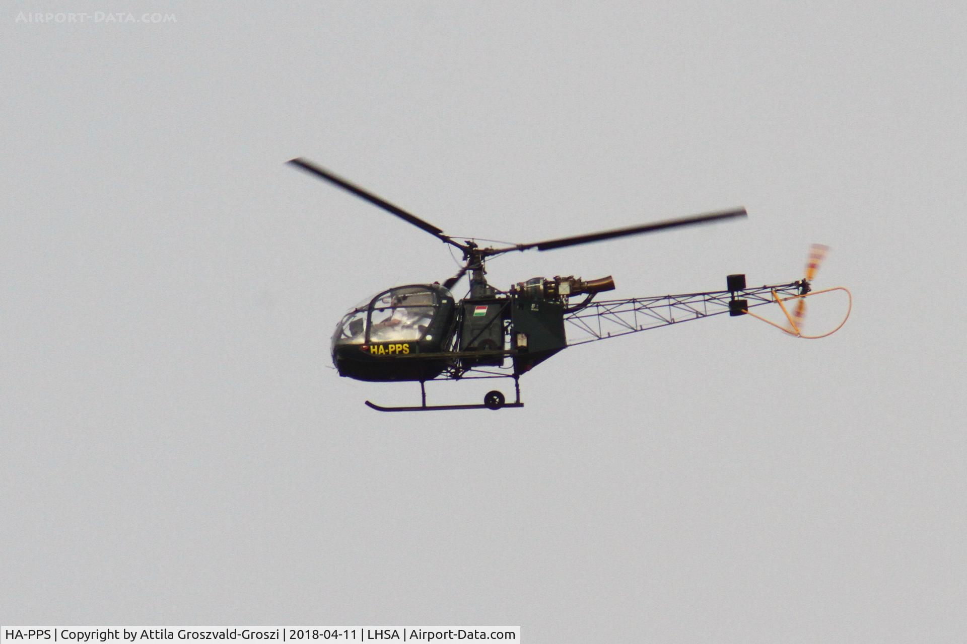 HA-PPS, 1970 Sud Aviation SA-318C Alouette II Astazou C/N 2131, Szentkirályszabadja Airport, Hungary