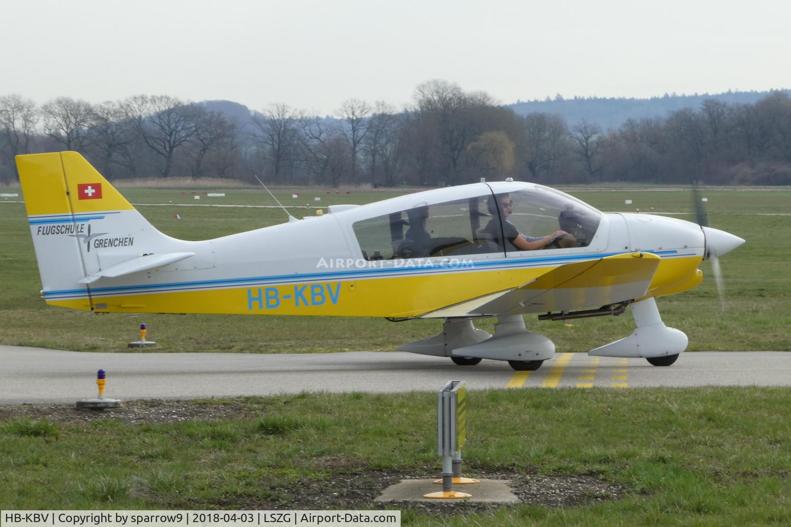 HB-KBV, 1988 Robin DR-400-140B Major C/N 1819, Run-up RWY 06