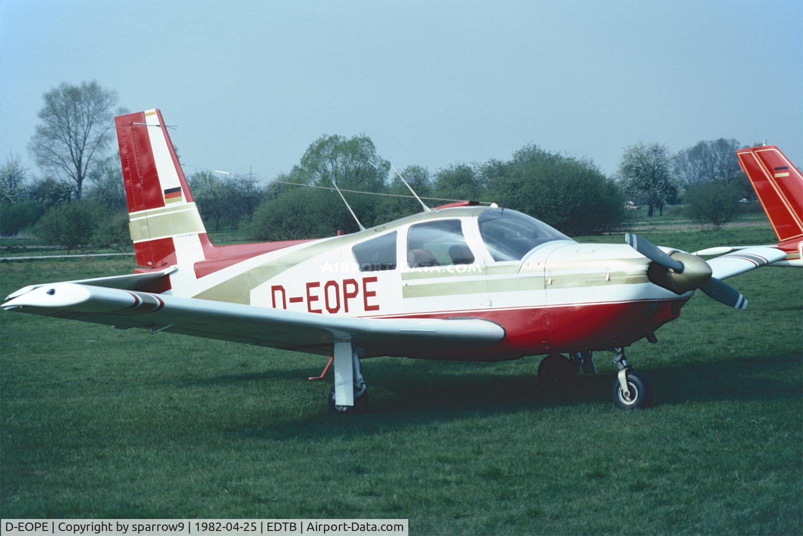 D-EOPE, 1970 Socata ST-10 Diplomate C/N 107, IGM Baden-Oos