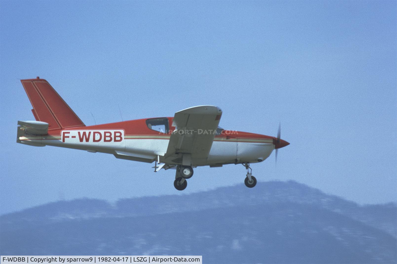 F-WDBB, 1981 Socata TB-20 Trinidad C/N 247, On promotion tour. First production TB-20. Later converted to c/n 02