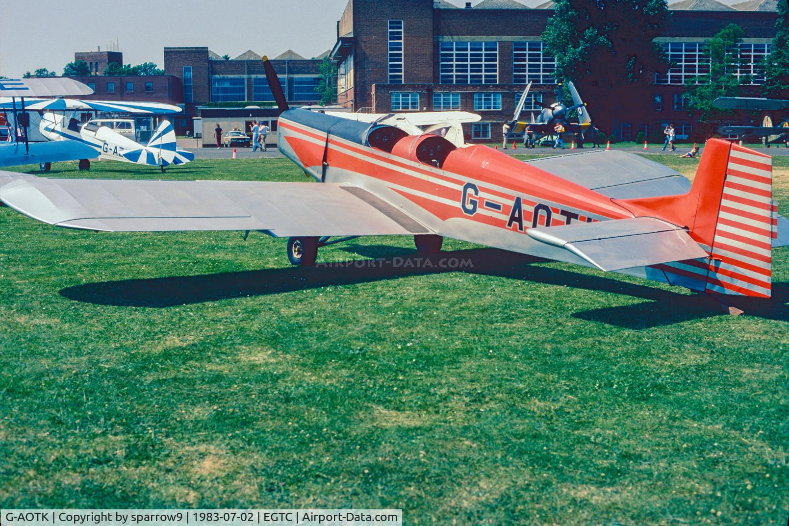 G-AOTK, 1956 Druine D-5 Turbi C/N PFA 230, PFA Rally Cranfield