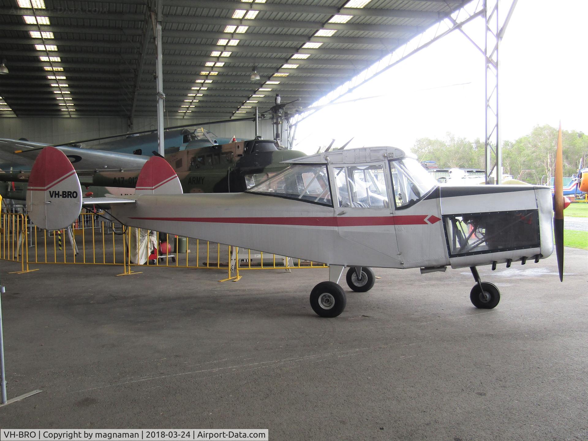 VH-BRO, 1948 Chrislea CH-3 Super Ace 2 C/N 132, in museum at Caloundra