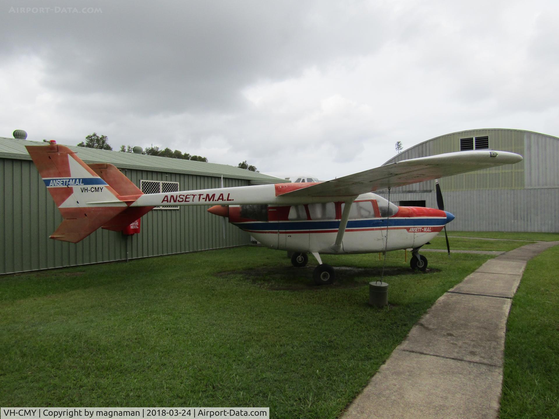 VH-CMY, Cessna 336C Super Skymaster Skymaster C/N 336-0005, one of my favourite aircraft types - here at Caloundra Museum