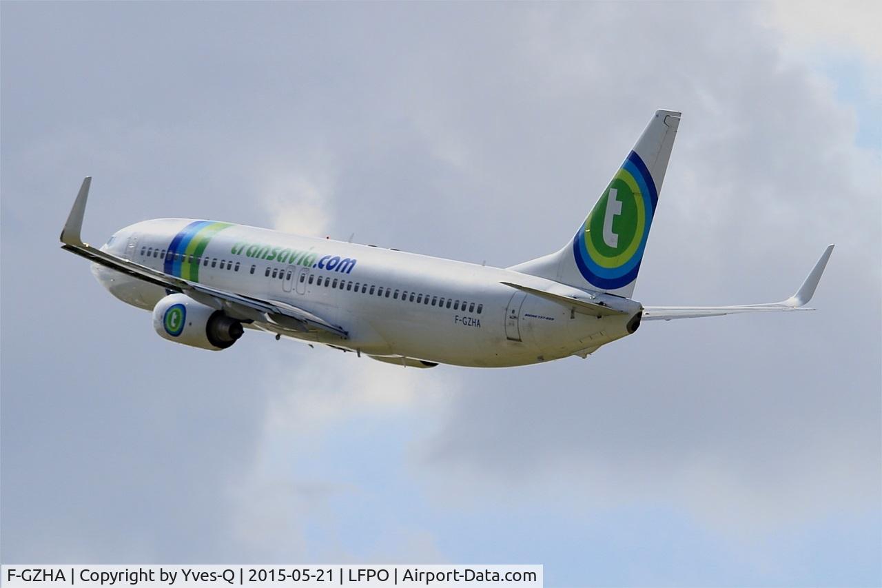F-GZHA, 2007 Boeing 737-8GJ C/N 34901, Boeing 737-8GJ, Take off rwy 24, Paris-Orly airport (LFPO-ORY)